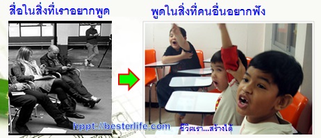 พูดในสิ่งที่คนอื่นอยากฟังเปลี่ยนความคิด ชีวิตเปลี่ยน